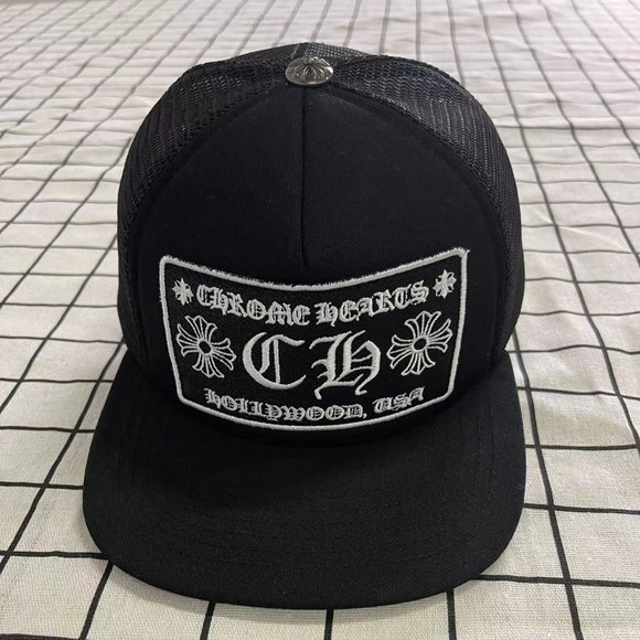 ⚡️Chrome Hearts CH Hollywood Trucker Hat⚡️ - Picture 1 of 5